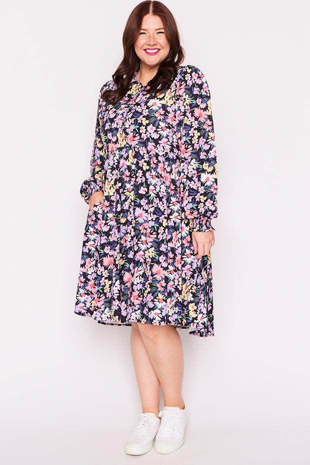 Harlow Sorbet Garden Dress – Sorbet Garden shirt dress