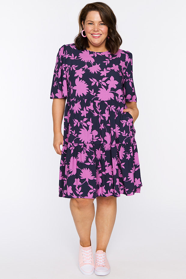 Izzie Contrast Ivy Dress – Contrast Ivy mini dress