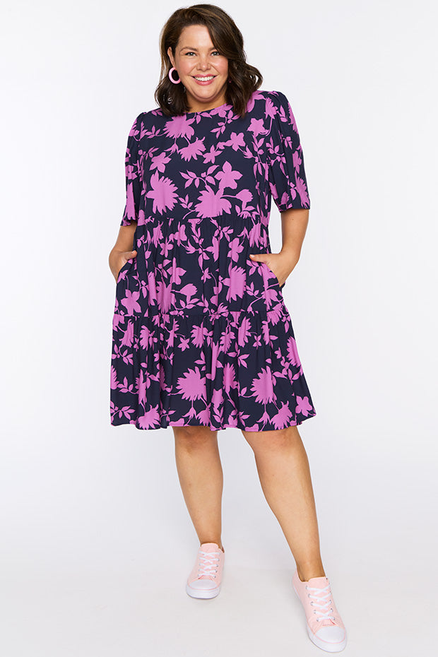 Izzie Contrast Ivy Dress – Contrast Ivy mini dress