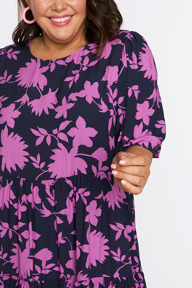 Izzie Contrast Ivy Dress – Contrast Ivy mini dress