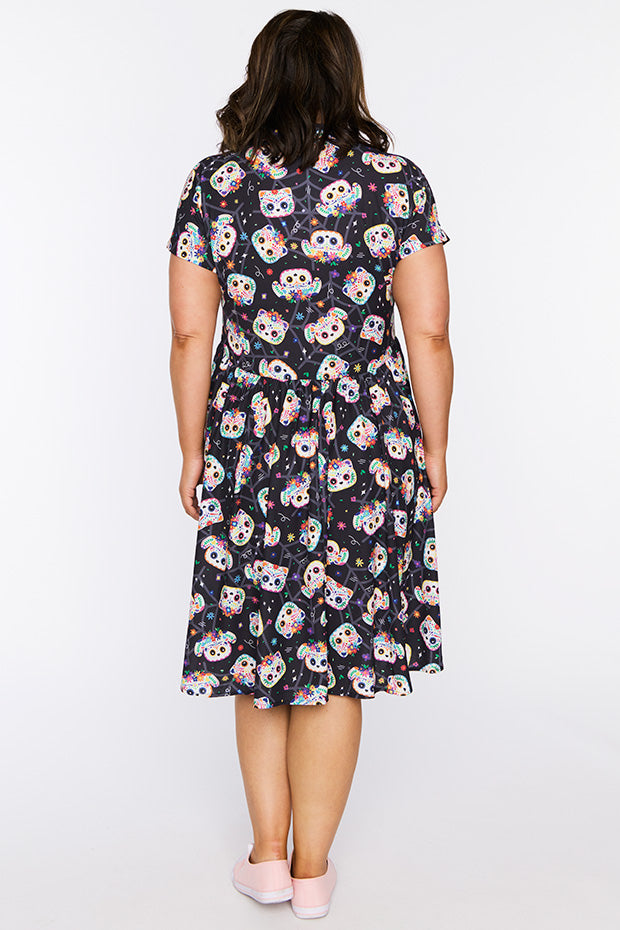 Frankie Sugar Skull Pets Dress – Sugar Skull Pets shirt dress