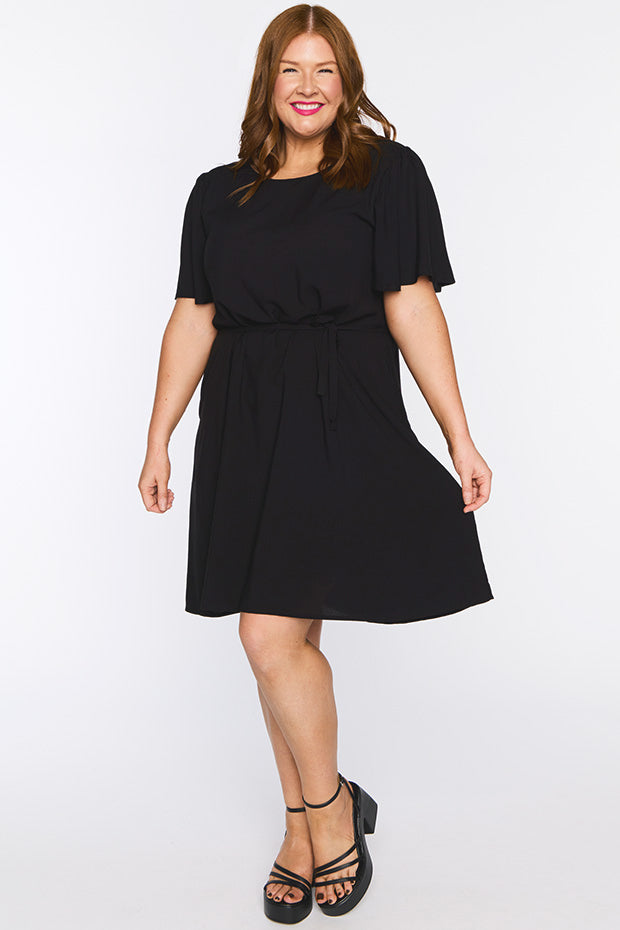 Laney Black Dress – Black mini dress