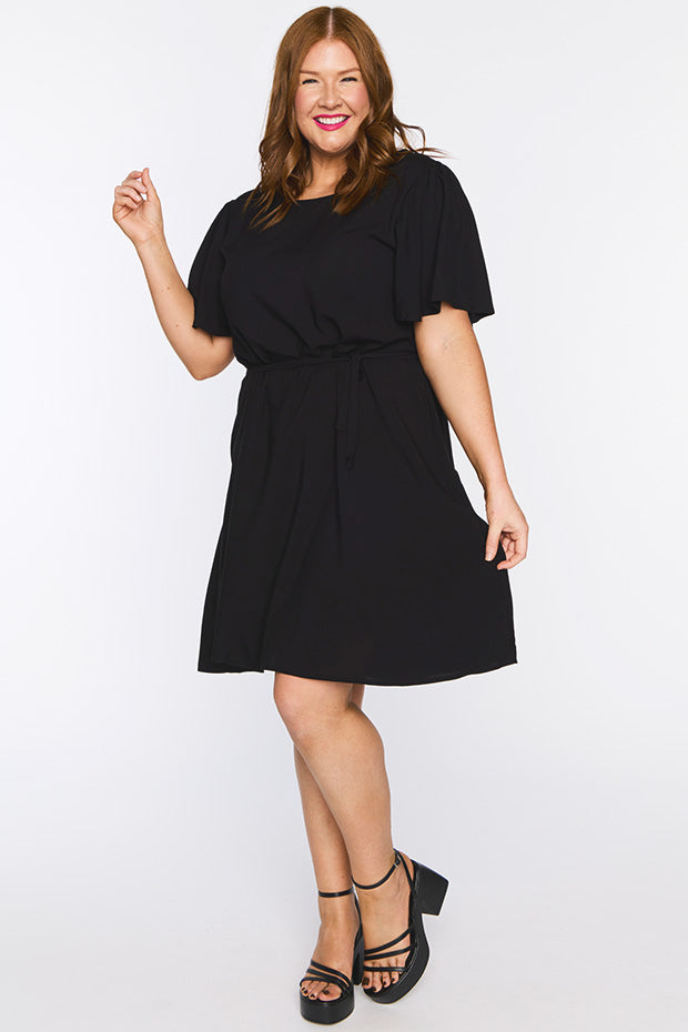 Laney Black Dress – Black mini dress