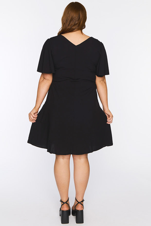 Laney Black Dress – Black mini dress