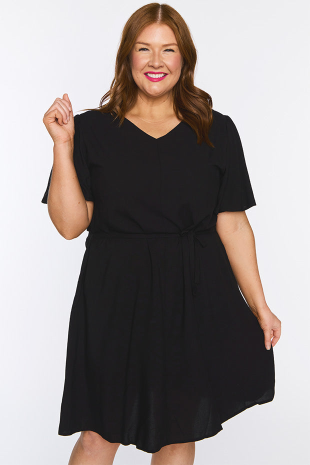 Laney Black Dress – Black mini dress