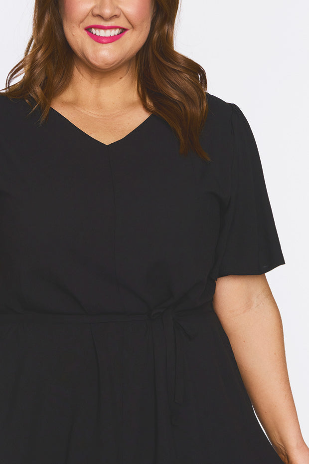 Laney Black Dress – Black mini dress