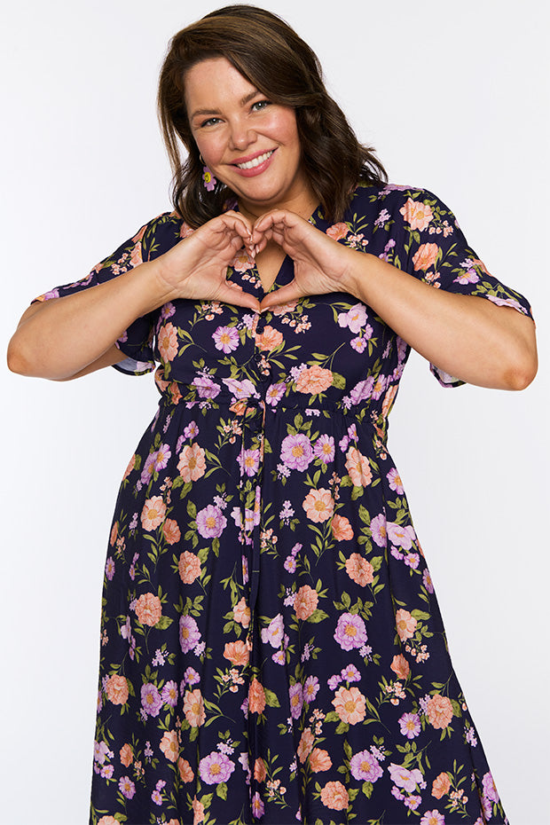 Mary Budding Romance Dress – Budding Romance midi dress