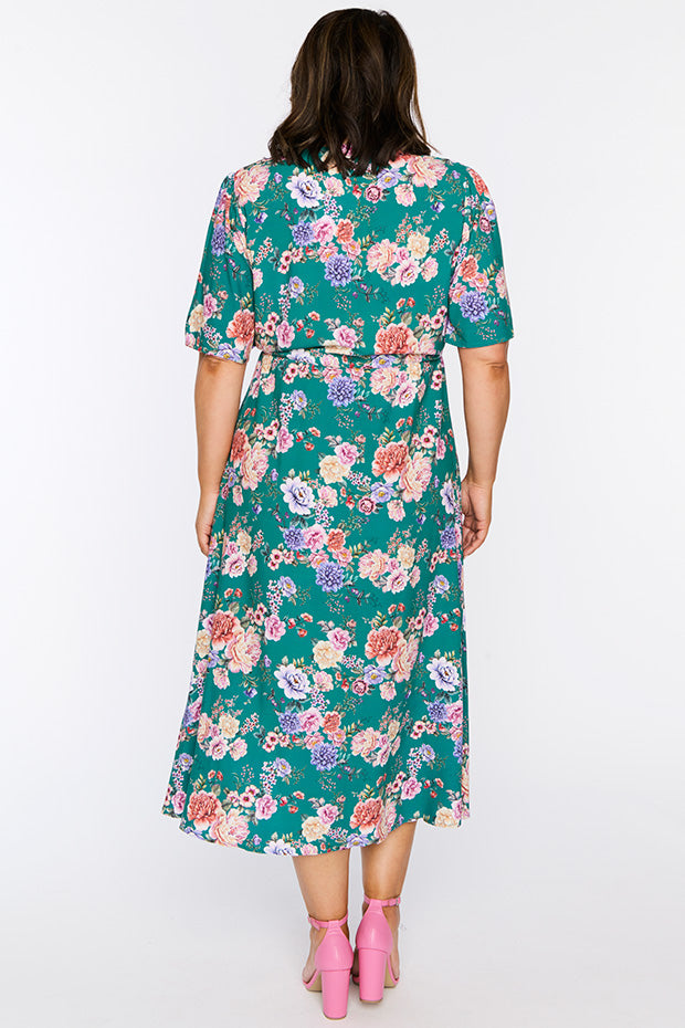 Michelle Vintage Bouquet Dress – Vintage Bouquet midi dress