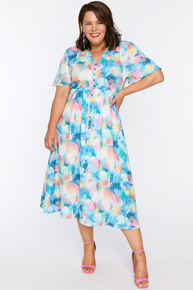 Marley Watercolour Dreams Dress – Watercolour Dreams midi dress