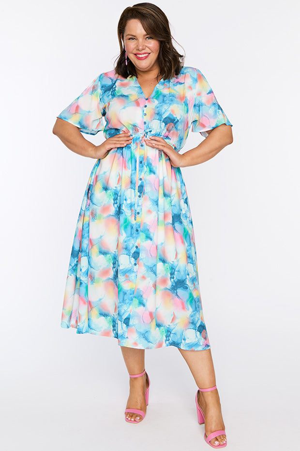 Marley Watercolour Dreams Dress – Watercolour Dreams midi dress