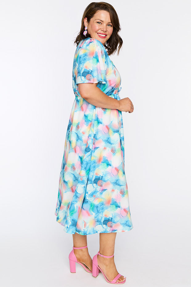 Marley Watercolour Dreams Dress – Watercolour Dreams midi dress