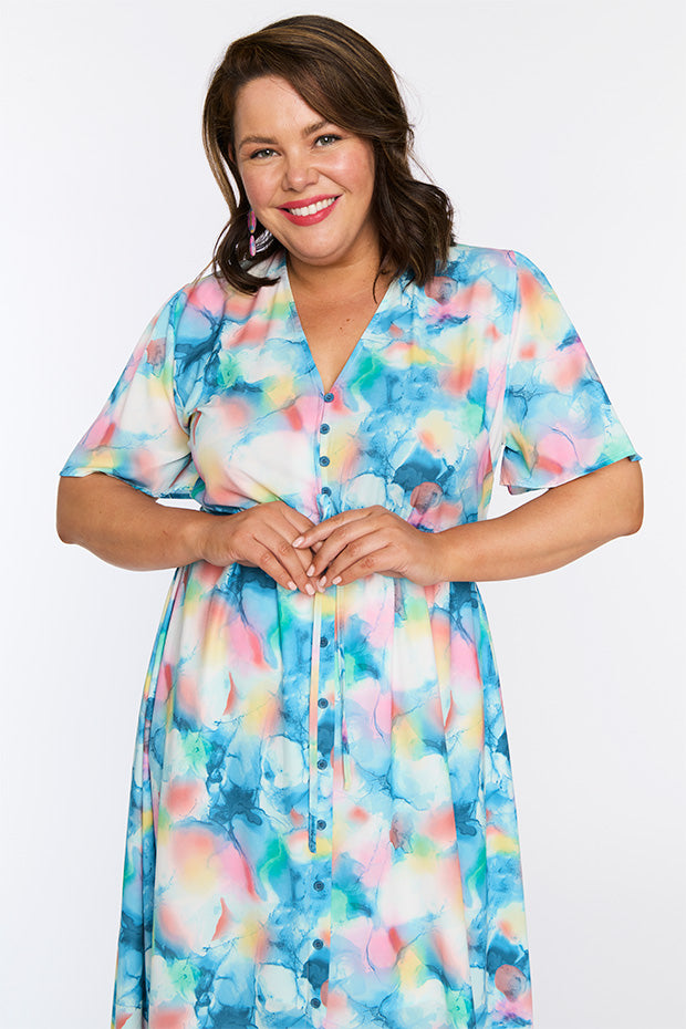 Marley Watercolour Dreams Dress – Watercolour Dreams midi dress