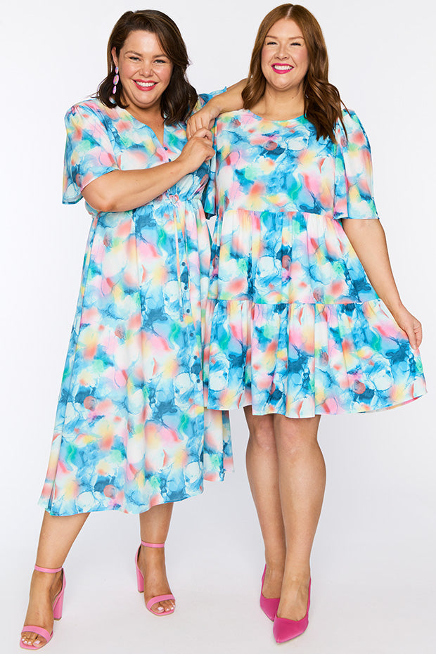 Marley Watercolour Dreams Dress – Watercolour Dreams midi dress