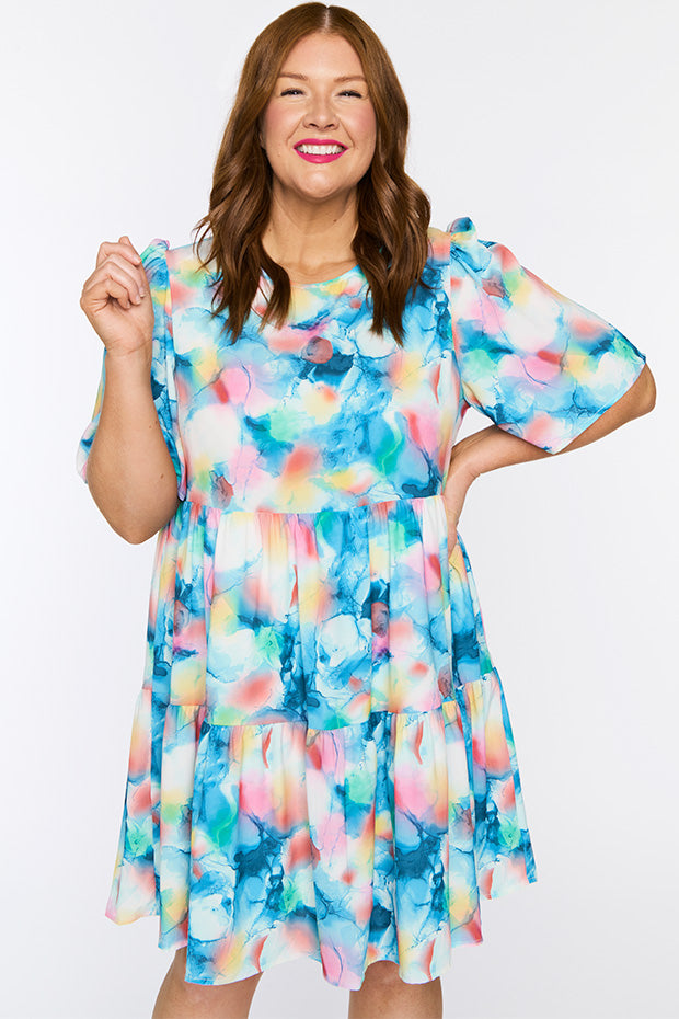 Jackson Watercolour Dreams Dress – Watercolour Dreams mini dress