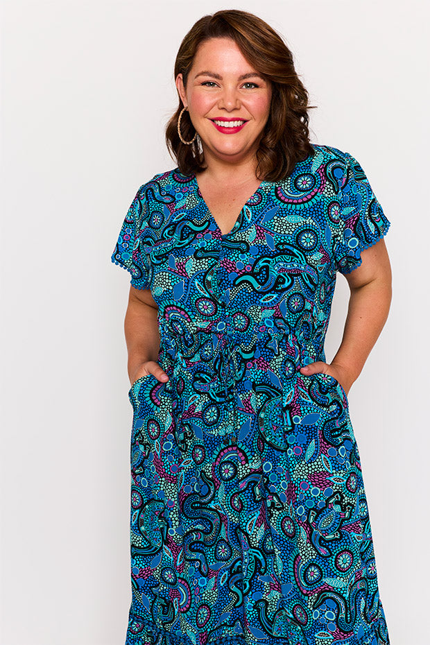 Canary Totem Dress – Totem maxi dress