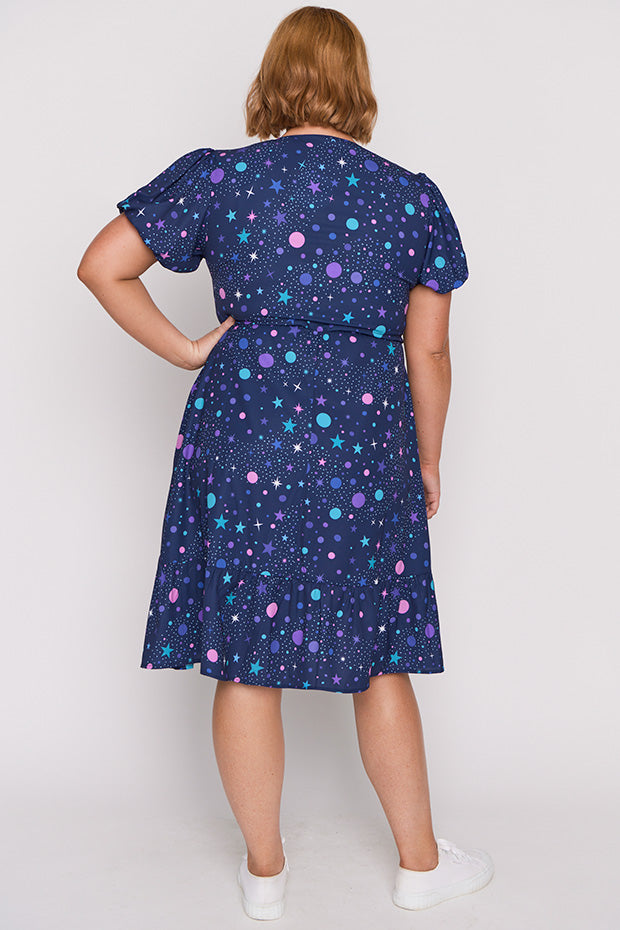 Amelia Nebula Dress – Nebula knee length dress