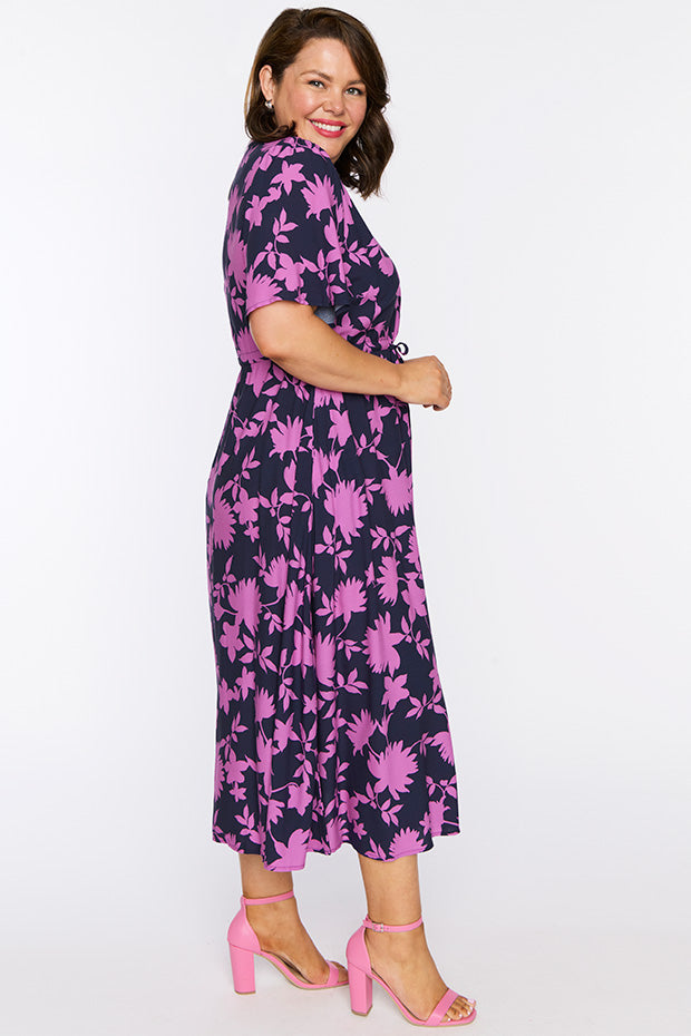 Michelle Contrast Ivy Dress – Contrast Ivy midi dress