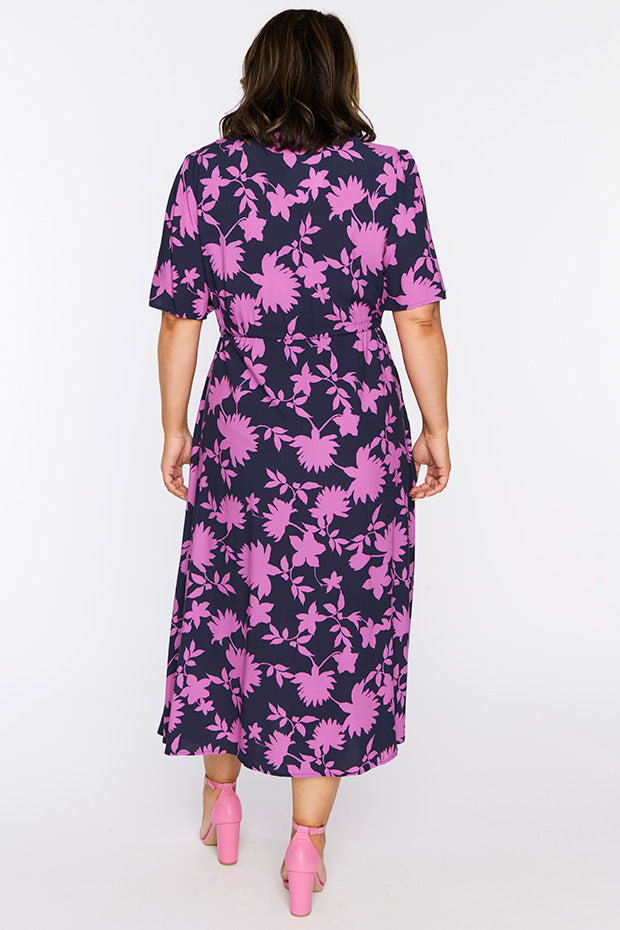 Michelle Contrast Ivy Dress – Contrast Ivy midi dress