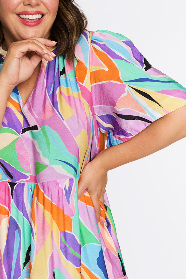 Hollie Colour Swatch Dress – Colour Swatch midi dress