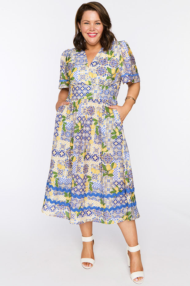Lilian Tuscan Sun Dress – Tuscan Sun midi dress