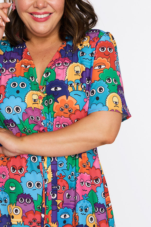 Marley Monster Emotions Dress – Monster Emotions midi dress