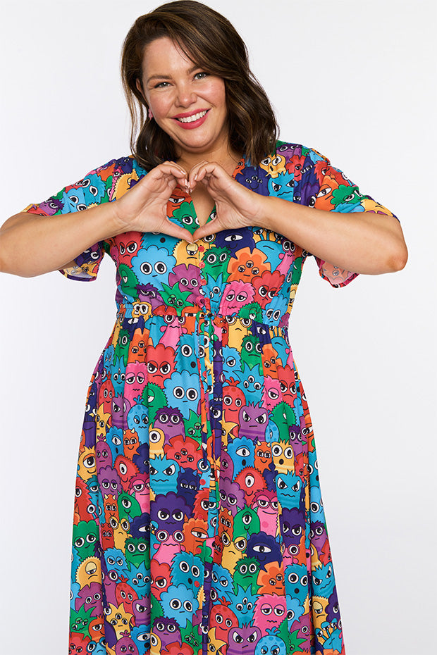 Marley Monster Emotions Dress – Monster Emotions midi dress