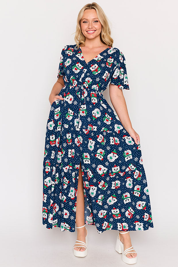 Alexia Teddies Christmas Maxi Dress – Teddies Christmas maxi dress