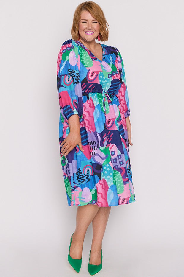 Carter Squiggle It Dress – Squiggle It knee length dress