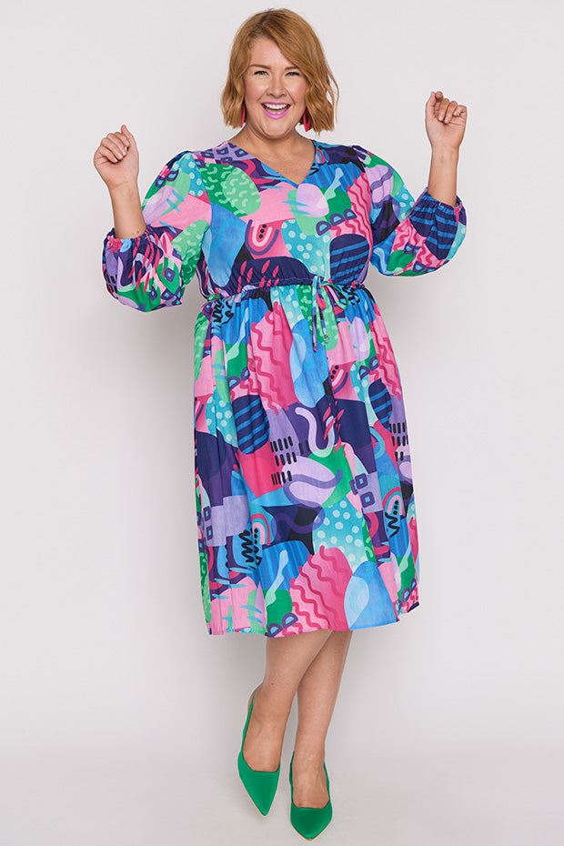 Carter Squiggle It Dress – Squiggle It knee length dress