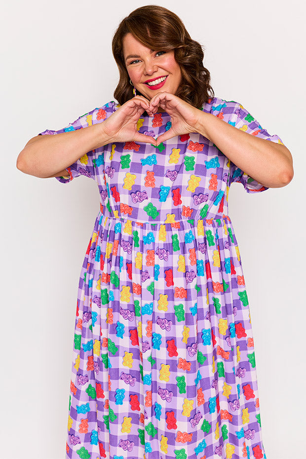 Superstar Gummy Bears Dress – Gummy Bears midi dress