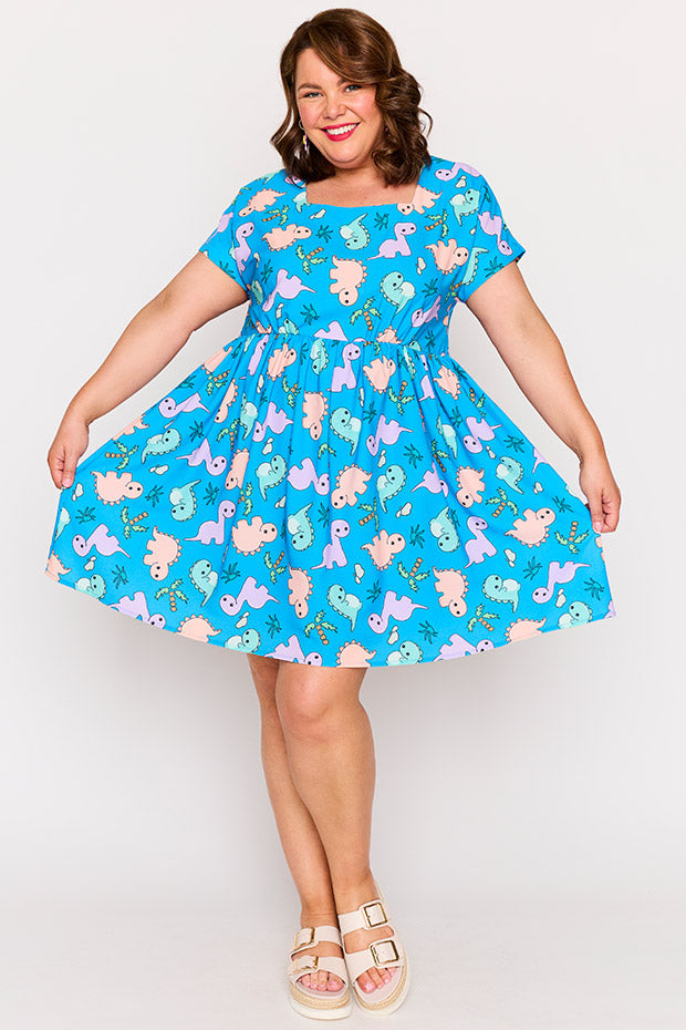 Arabella Dino Print Dress – Dino Print shift dress