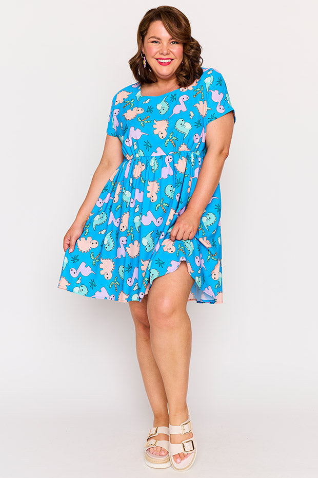 Arabella Dino Print Dress – Dino Print shift dress