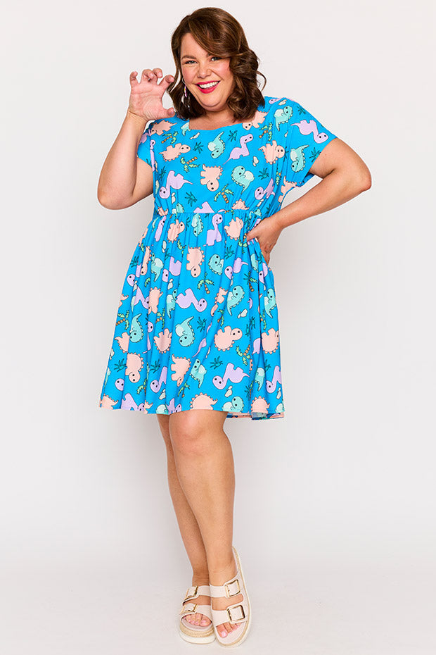 Arabella Dino Print Dress – Dino Print shift dress