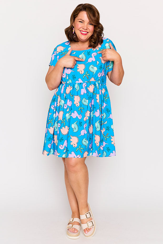 Arabella Dino Print Dress – Dino Print shift dress
