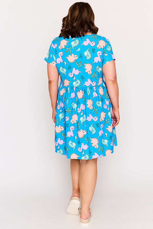 Arabella Dino Print Dress – Dino Print shift dress