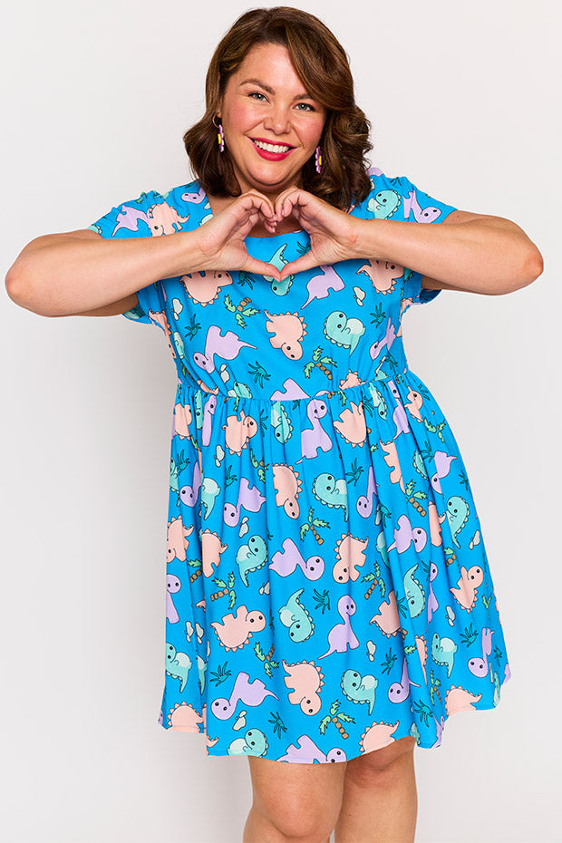 Arabella Dino Print Dress – Dino Print shift dress