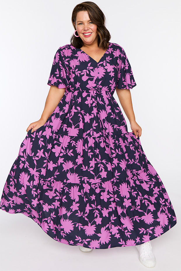 Alexia Contrast Ivy Dress – Contrast Ivy maxi dress
