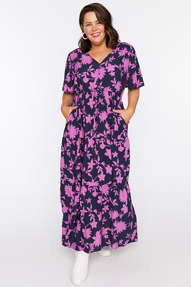 Alexia Contrast Ivy Dress – Contrast Ivy maxi dress