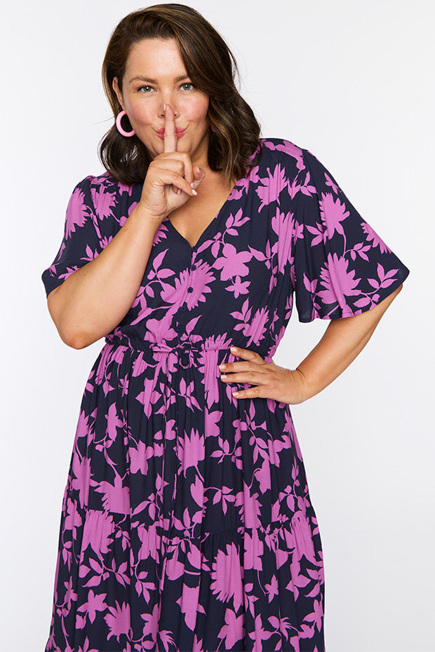 Alexia Contrast Ivy Dress – Contrast Ivy maxi dress