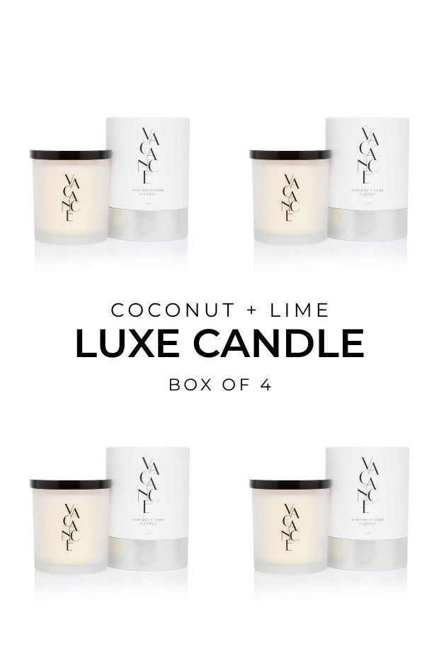 Coconut Lime Luxe Candle 330g (Box of 4) – Coconut Lime Luxe candle
