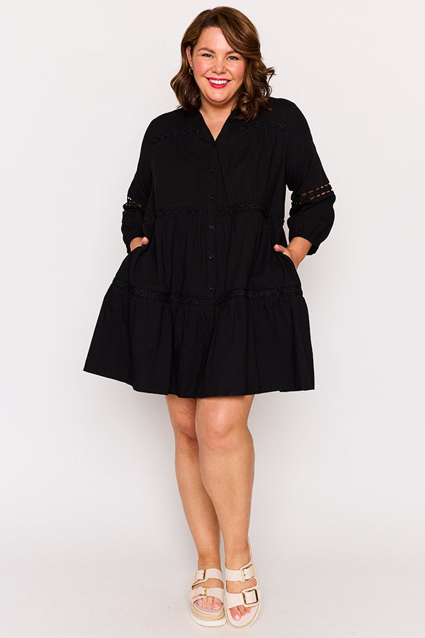 City Of Dreams Black Dress – Of Dreams Black mini dress