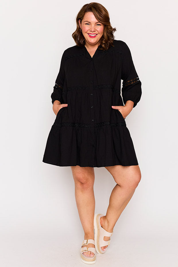City Of Dreams Black Dress – Of Dreams Black mini dress