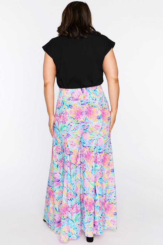 Sunshine Rainbow Bloom Pant – Rainbow Bloom wide leg pants