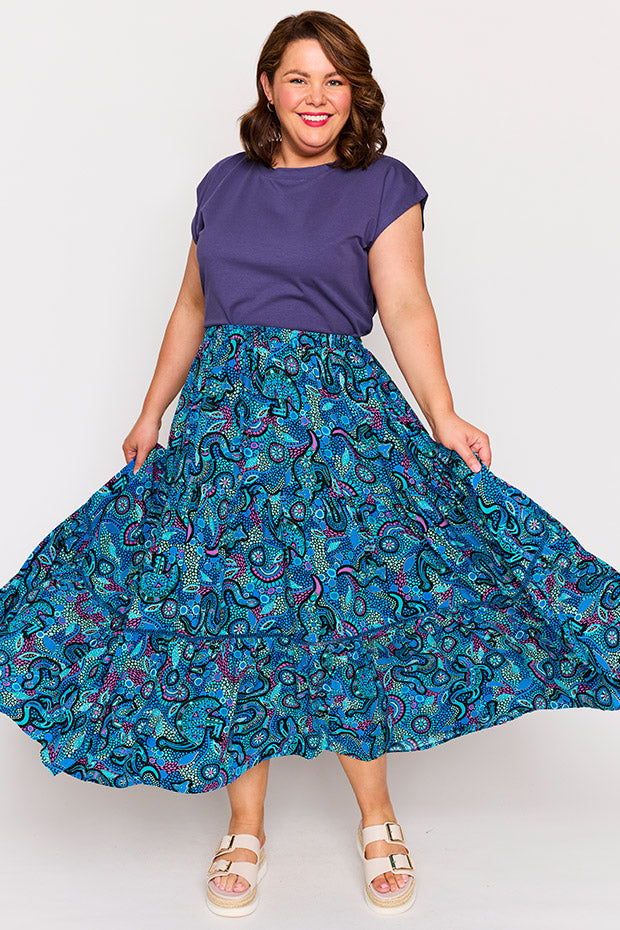 Alexandra Totem Skirt – Totem maxi skirt