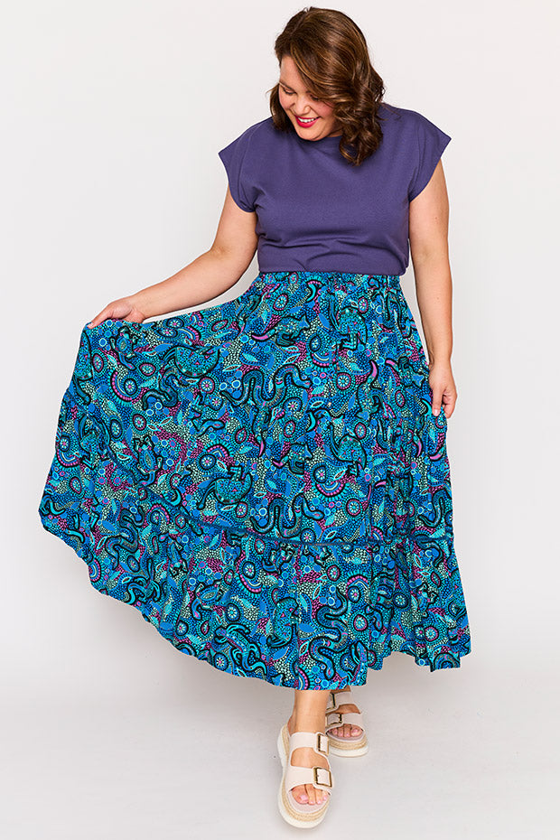 Alexandra Totem Skirt – Totem maxi skirt