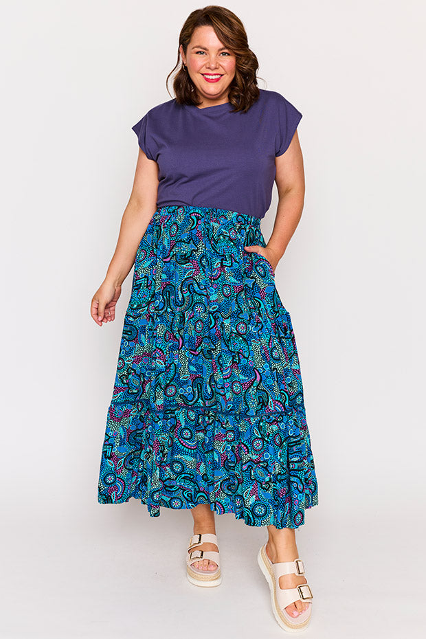 Alexandra Totem Skirt – Totem maxi skirt
