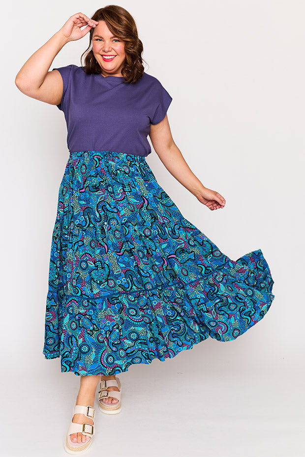 Alexandra Totem Skirt – Totem maxi skirt