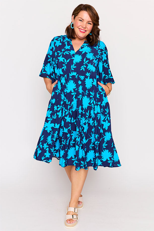 Chrissie Blue Ivy Dress | Little Party Dress Chrissie Blue Ivy Dress | Little Party Dress