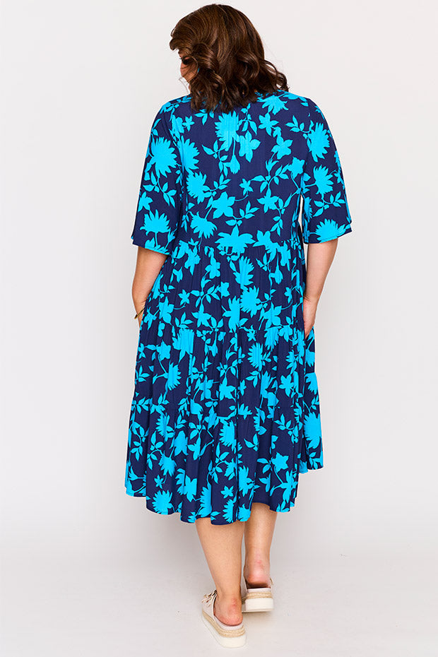 Chrissie Blue Ivy Dress – Blue Ivy midi dress