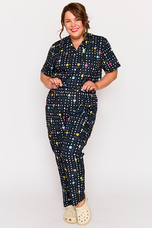Cristina Love Pellets Scrub Pant – Love Pellets wide leg pants